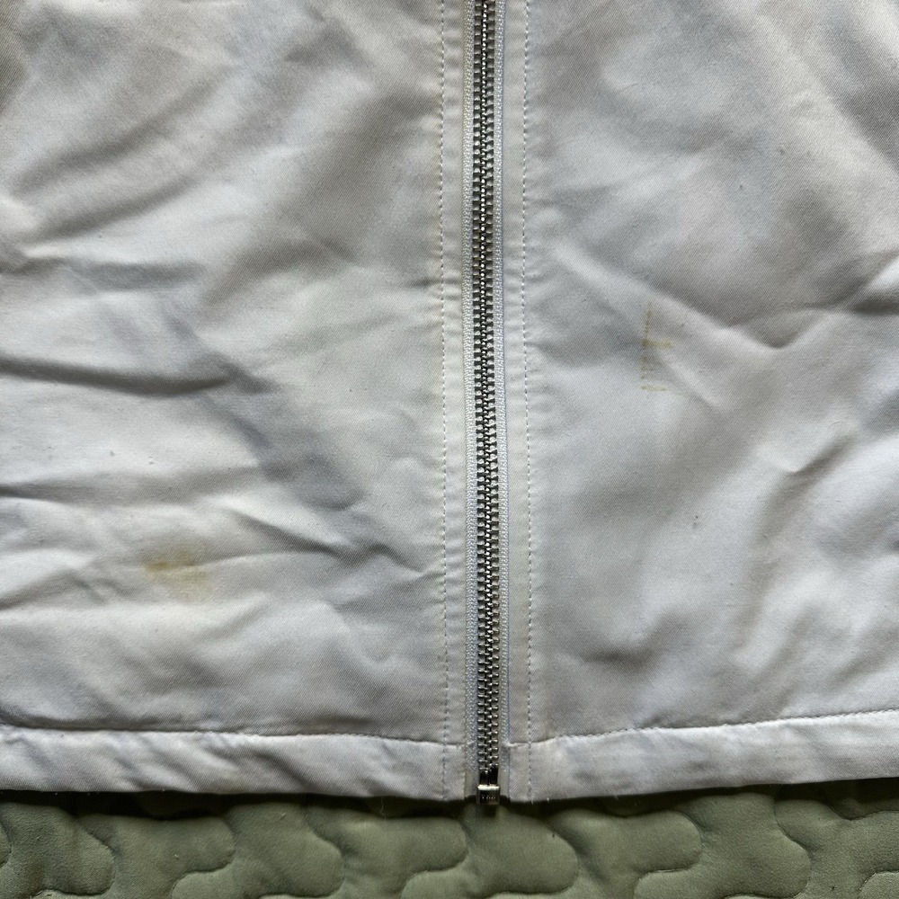 Nike Youth Large 14-16 Windbreaker Jacket‎ White Blue Hooded Full Zip Mesh Lined - Picture 2 of 7